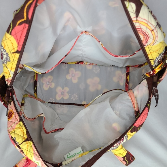 Vera Bradley Diaper Bag Tote Travel "Buttercup" retired. - Picture 6 of 12
